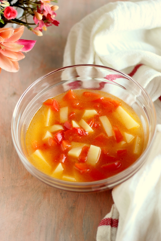 come-fare-patate-e-peperoni-in-agrodolce