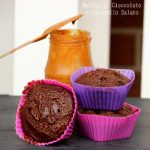 Muffin al cioccolato e caramello salato