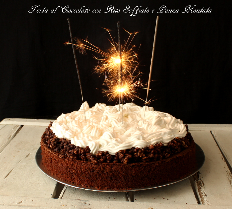 torta cioccolato e panna montata