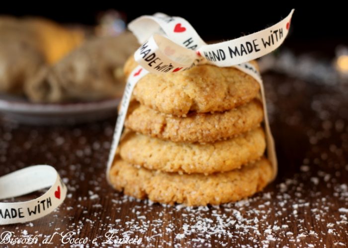 biscotti cocco e zenzero