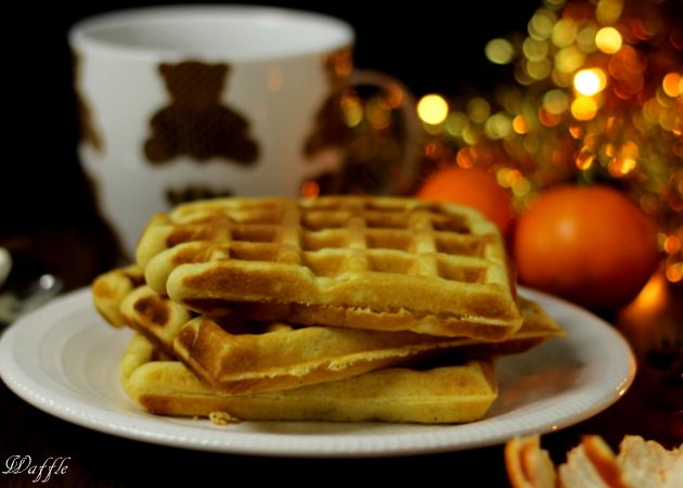 christmas waffle