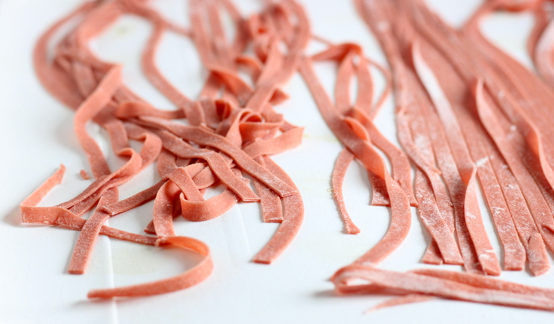 tagliatelle alla rapa rossa