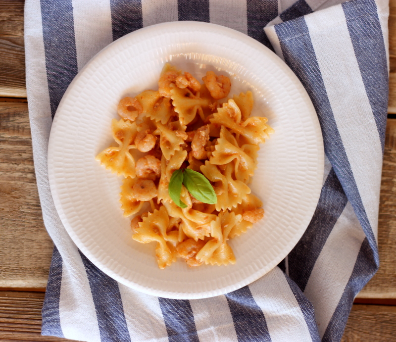 ricetta facile primo piatto con gamberetti