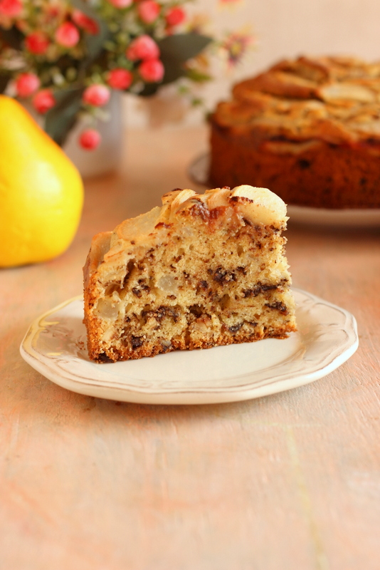 torta-soffice-pere-cioccolato